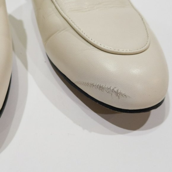 Gucci Princetown Leather Slipper White -8.5 - Picture 10 of 13